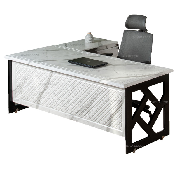 میز مدیریتی پایه لوزی کد 503